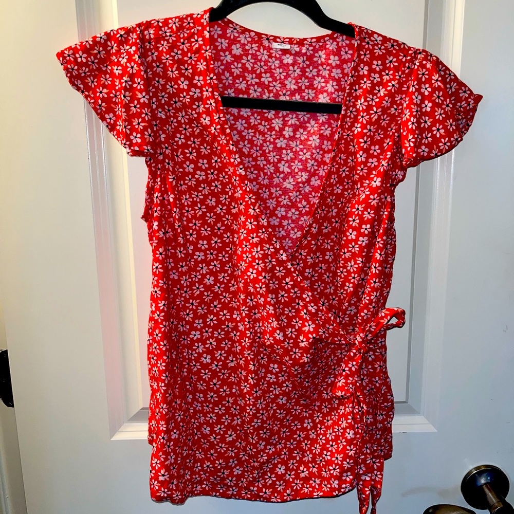 Wrap blouse